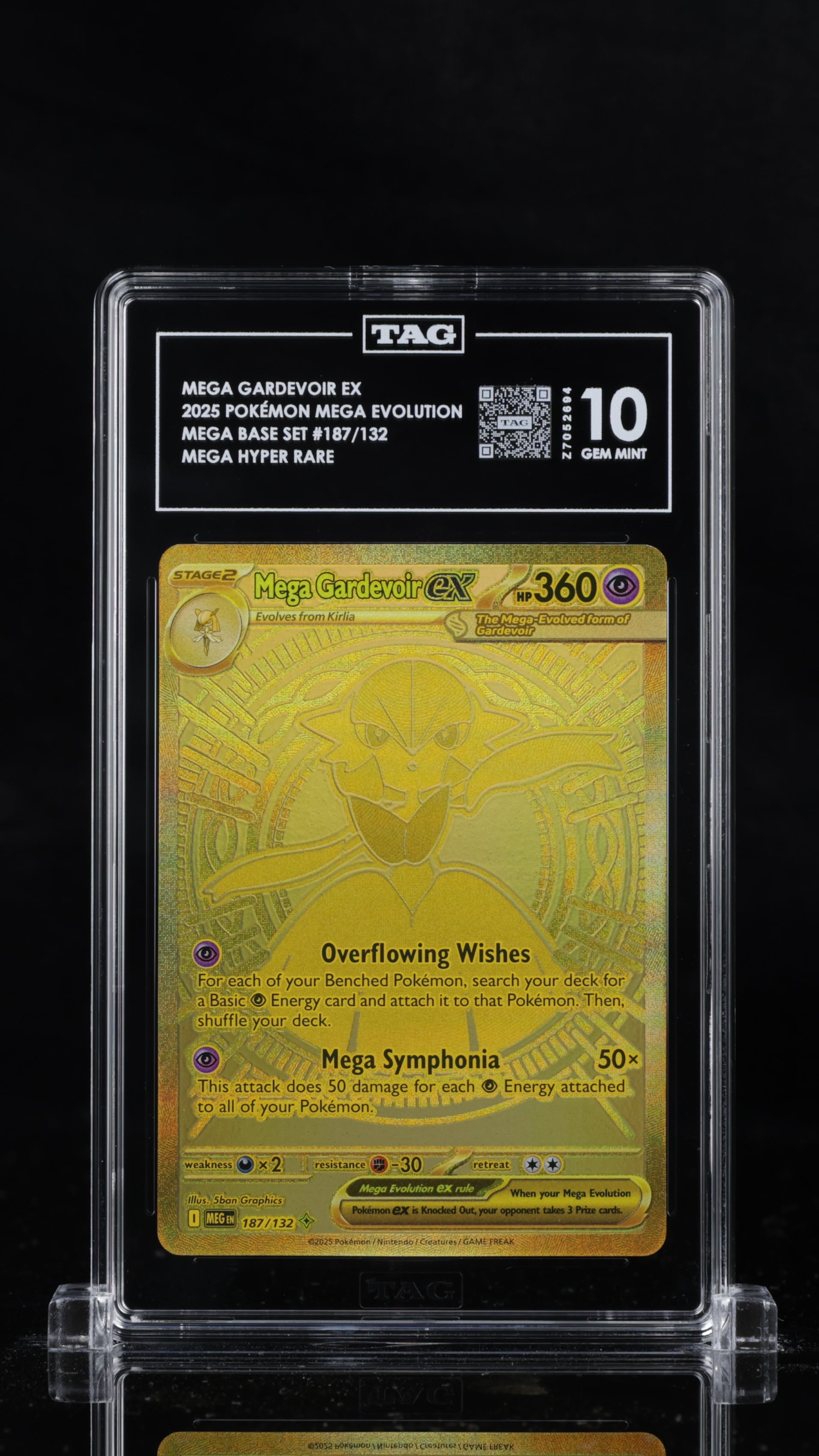 TAG 10 Mega Gardevoir ex 187/132 - Mega Evolution (2694)