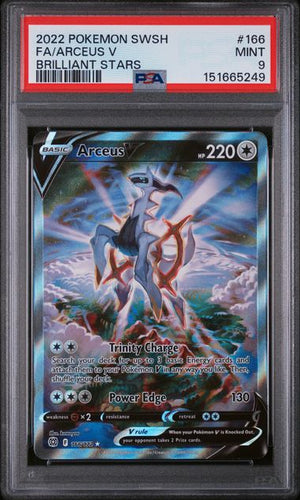 PSA 9 Arceus V 166/172 - SWSH Brilliant Stars (5249)