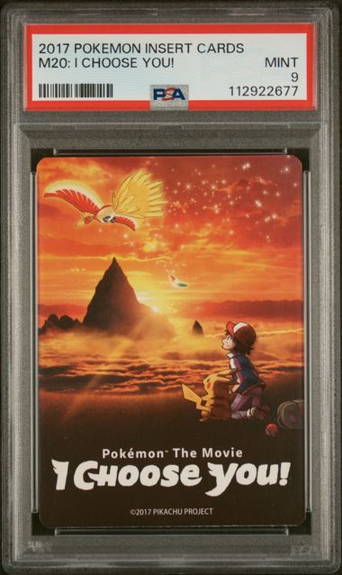 PSA 9 I CHOOSE YOU! - M20 Insert Card (2677)