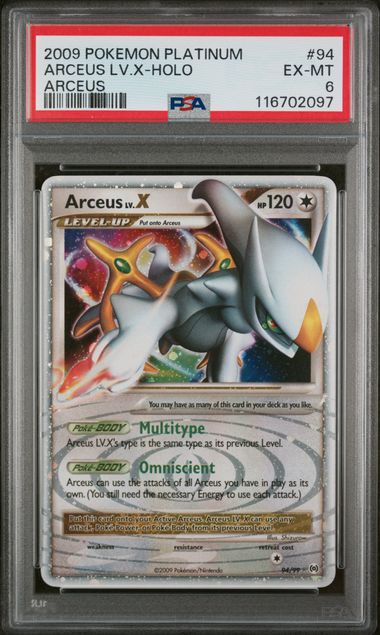 PSA 6 Arceus LV.X 94/99 - Platinum (2097)