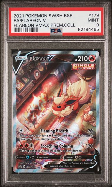 PSA 9 Flareon V SWSH279 - SWSH Promos (4495)