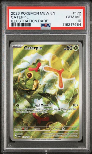 PSA 10 Caterpie #172-151