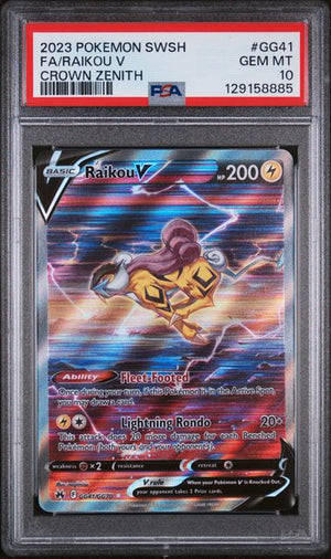 PSA 10 Raikou V #GG41-Crown Zenith