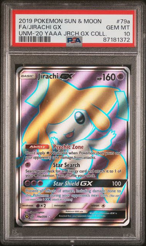 PSA 10 Jirachi GX 79a/236 - SM Promos (1372)