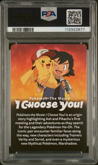 PSA 9 I CHOOSE YOU! - M20 Insert Card (2677)