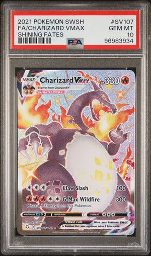 PSA 10 Charizard VMAX SV107/SV122 - SWSH Shining Fates (3934)