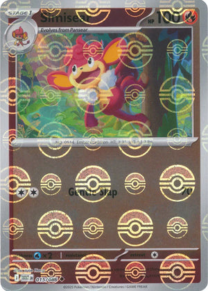 Simisear (Poke Ball Pattern) 015/086  - Holofoil SV White Flare - Uncommon