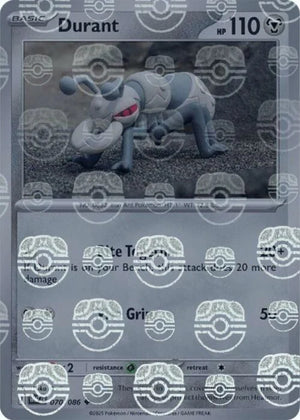 Durant (Master Ball Pattern) 070/086  - Holofoil SV White Flare - Uncommon