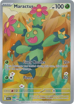 Maractus 093/086  - Holofoil SV Black Bolt - Illustration Rare