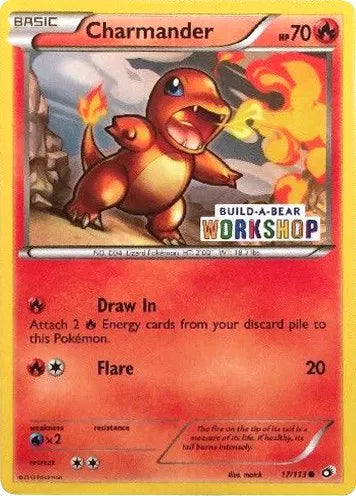 SEALED Charmander (Build-A-Bear Workshop Exclusive) 017/113  Miscellaneous Cards & Products - Promo