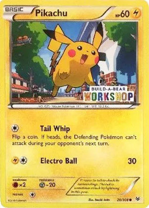SEALED Pikachu (Build-A-Bear Workshop Exclusive) 020/108  Miscellaneous Cards & Products - Promo