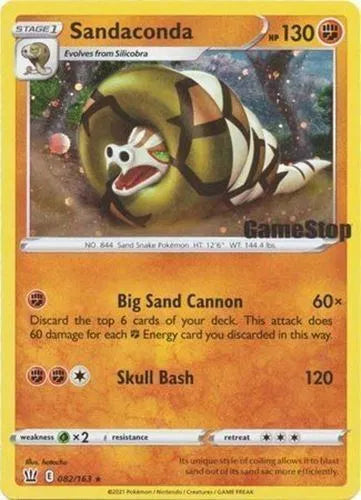 SEALED Sandaconda (Gamestop Exclusive) 082/163  - Holofoil Miscellaneous Cards & Products - Promo