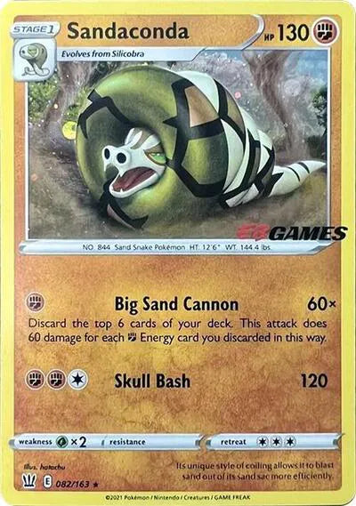 SEALED Sandaconda (EB Games Exclusive) 082/163  - Holofoil Miscellaneous Cards & Products - Promo