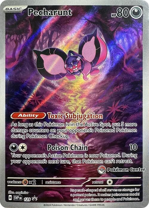 SEALED Pecharunt 129 (Pokémon Center Exclusive) - Holofoil SV Scarlet & Violet Promo Cards - Promo (Copy)