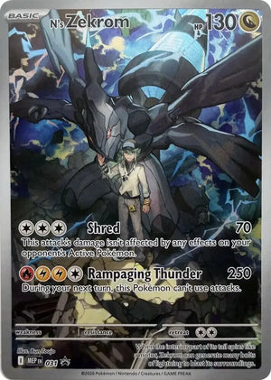 SEALED N's Zekrom 031 - Holofoil ME Mega Evolution Promo - Promo
