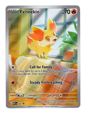 Fennekin 080  - Holofoil ME Mega Evolution Promo - Promo
