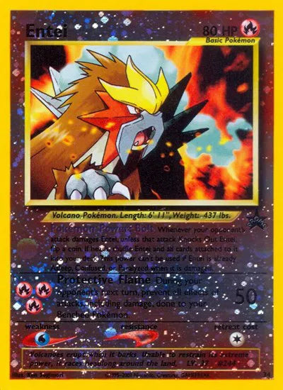 SEALED Entei 034/53  - Reverse Holofoil WoTC Promo - Promo