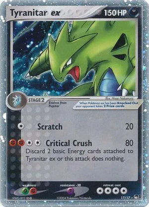 Tyranitar ex (Holo) 017  - Holofoil POP Series 1 - Ultra Rare