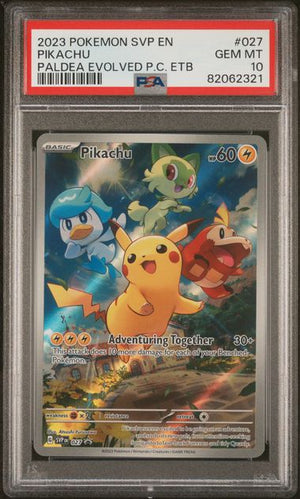 PSA 10 Pikachu 027 - SVP Promos (2321) (mislabelled)