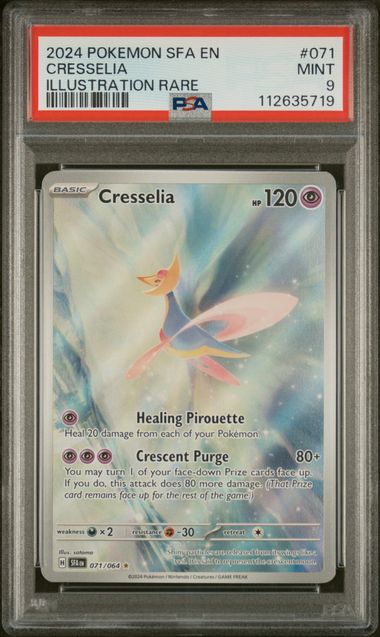 PSA 9 Cresselia 071 - Shrouded Fable (5719)