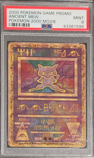 PSA 9 Ancient Mew - Pokemon 2000 Movie Game Promo (1599)