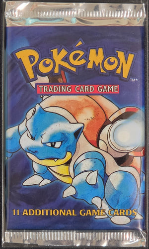 Base Set Booster Pack Unlimited (Blastoise Art)