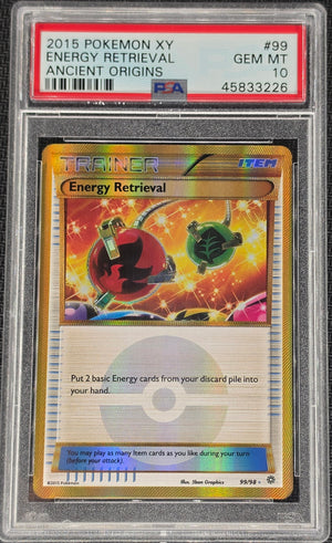 PSA 10 Energy Rettrieval 99/98 - XY Ancient Origins (3226)