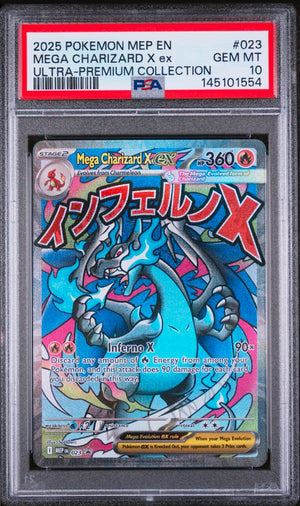 PSA 10 Mega Charizard ex 023 - MEP Promos (1554)