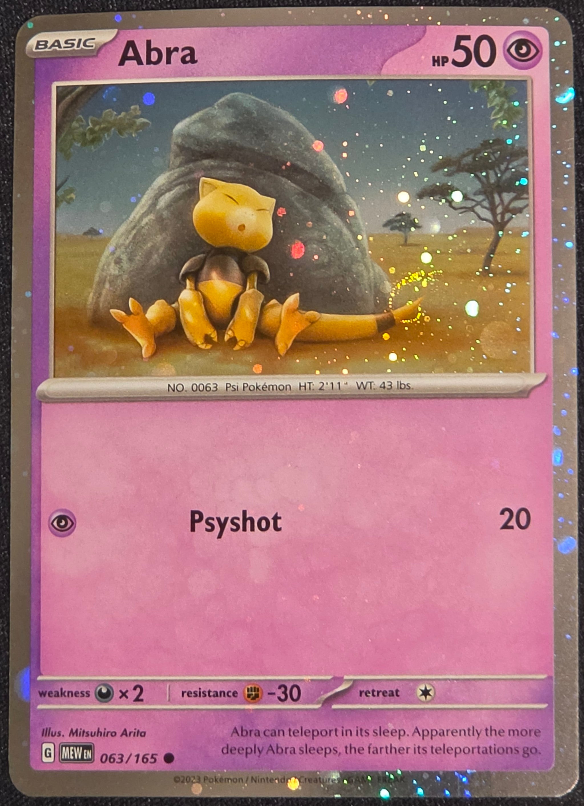 HD Abra (Cosmos Holo) 063/165 - Holofoil Miscellaneous Cards & Products - Promo