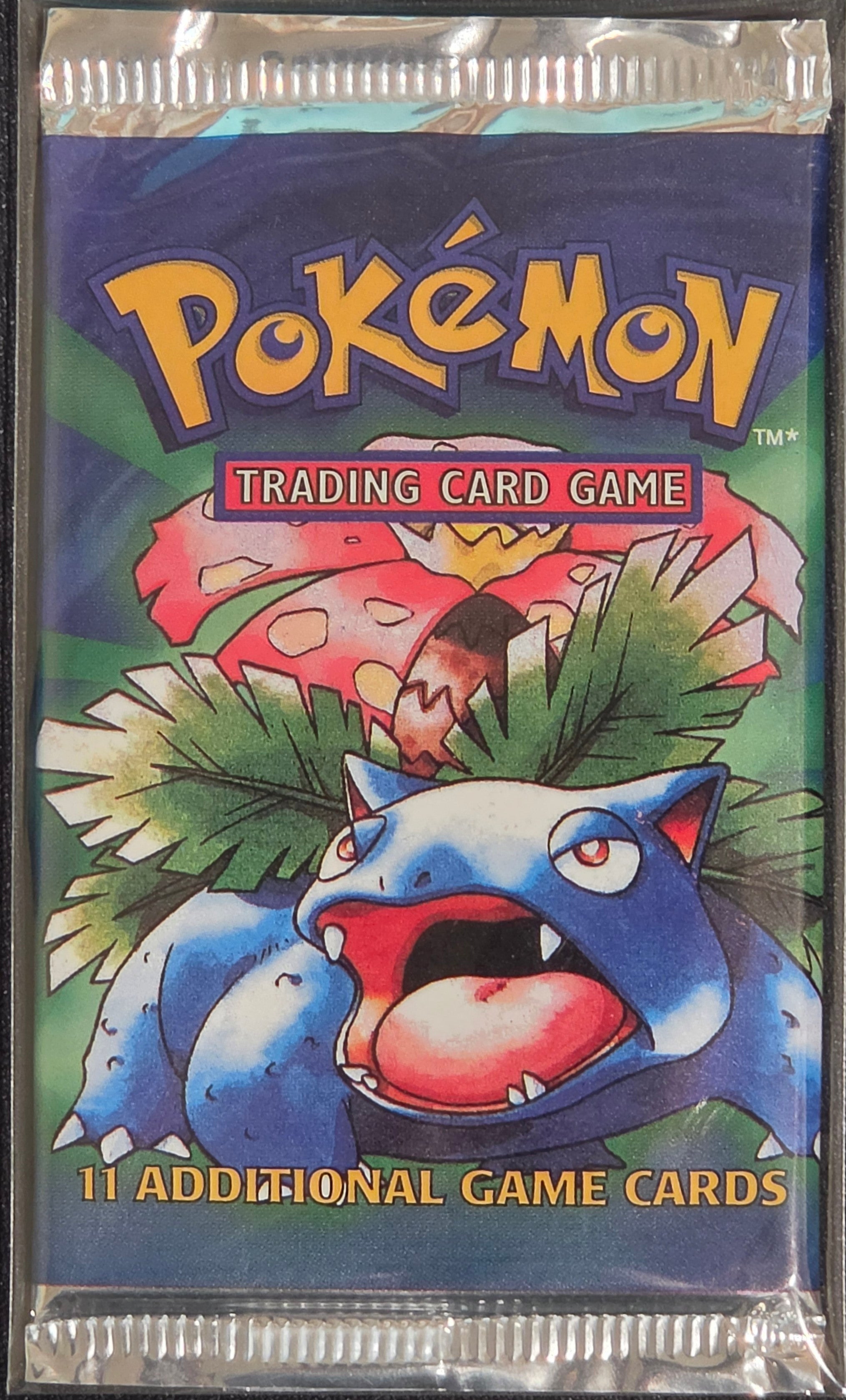 Base Set Booster Pack Unlimited (Venusaur Art)