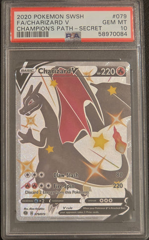 PSA 10 Charizard V 079/073 - SWSH Champion's Path (0084)