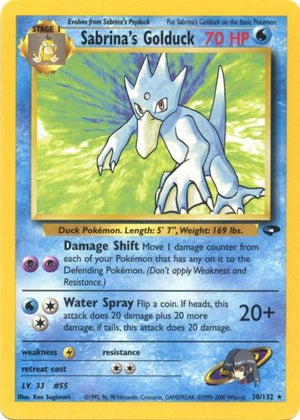 Sabrina's Golduck 030/132  - Unlimited Gym Challenge - Rare