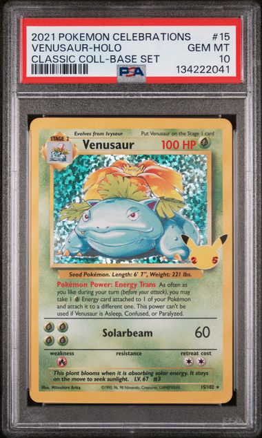 PSA 10 Venusaur 15/102 - SWSH Celebrations (2041)