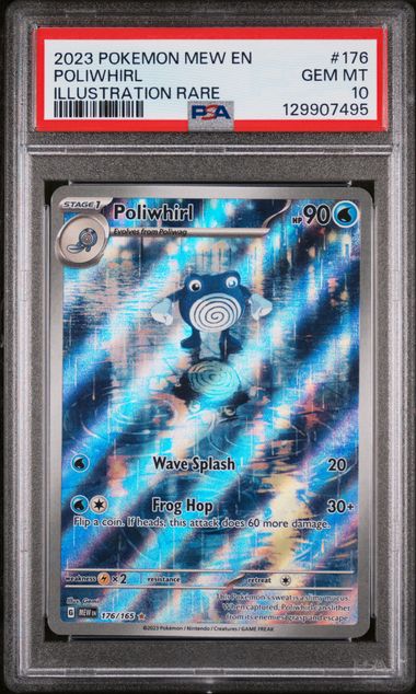 PSA 10 Poliwhirl 176/165 - SV 151 (7495)