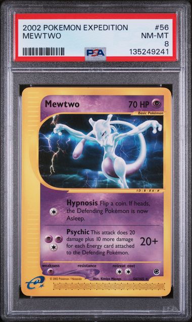 PSA 8 Mewtwo #56-Expedition