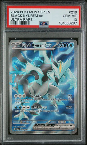 PSA 10 Black Kyurem ex 218/191 - SV Surging Sparks (3297)