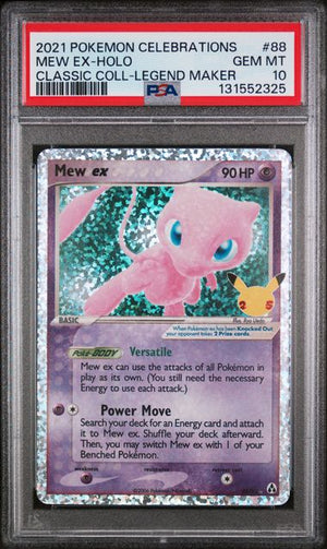 PSA 10 Mew ex 88/92 - SWSH Celebrations (2325)