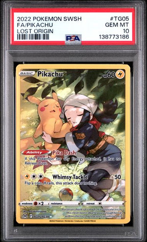 PSA 10 Pikachu TG05/TG30 - Lost Origin Trainer Gallery (3186)