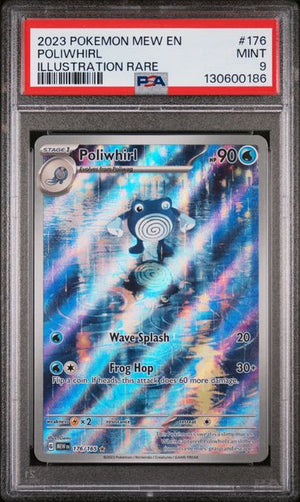 PSA 9 Poliwhirl #176-151 (0186)
