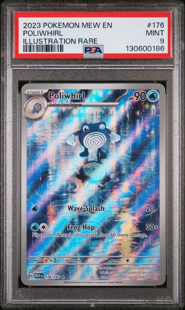 PSA 9 Poliwhirl #176-151 (0186)
